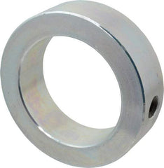 Climax Metal Products - 2-7/16" Bore, Steel, Set Screw Shaft Collar - 3-1/2" Outside Diam, 1" Wide - Makers Industrial Supply