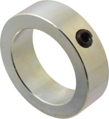 Climax Metal Products - 2-1/2" Bore, Steel, Set Screw Shaft Collar - 3-1/2" Outside Diam, 1" Wide - Makers Industrial Supply