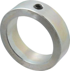 Climax Metal Products - 3" Bore, Steel, Set Screw Shaft Collar - 4" Outside Diam, 1-1/8" Wide - Makers Industrial Supply