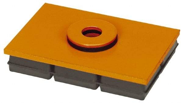 Mason Ind. - 12" Long x 10" Wide x 1" Thick, Neoprene & Steel, Machinery Leveling Pad & Mat - 6,000 Lb Max Load - Makers Industrial Supply