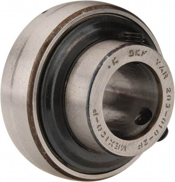 SKF - 5/8" ID x 1.5748" OD, 1,650 Lb Dynamic Capacity, Insert Bearing Insert Bearing - 0.4724" Race Width, 1,070 Lb Static Capacity - Makers Industrial Supply