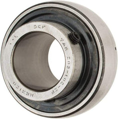 SKF - 1-1/8" ID x 2.4409" OD, 3,380 Lb Dynamic Capacity, Insert Bearing Insert Bearing - 0.7087" Race Width, 2,520 Lb Static Capacity - Makers Industrial Supply