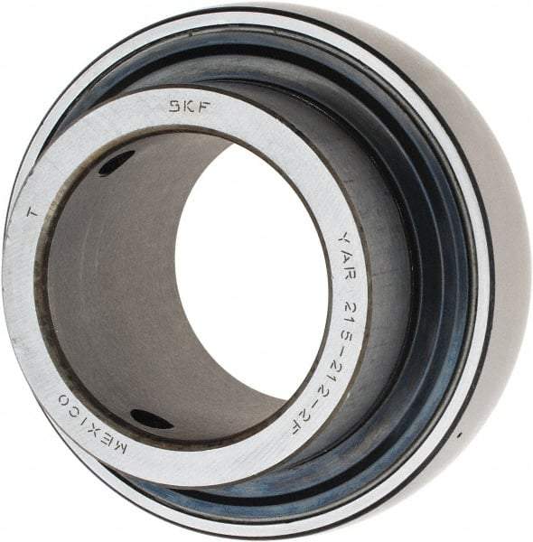 SKF - 2-11/16" ID x 5.1181" OD, 11,500 Lb Dynamic Capacity, Insert Bearing Insert Bearing - 1.1417" Race Width, 11,000 Lb Static Capacity - Makers Industrial Supply