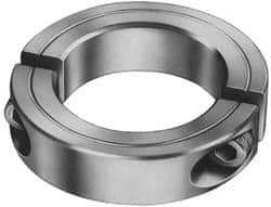 Climax Metal Products - 3mm Bore, Steel, Two Piece Shaft Collar - 11/16" Outside Diam - Makers Industrial Supply