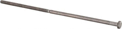 Value Collection - 1/4-20 UNC, 9" Length Under Head Hex Head Cap Screw - Partially Threaded, Grade 18-8 Stainless Steel, Uncoated, 7/16" Hex - Makers Industrial Supply