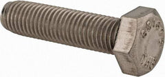 Value Collection - 5/16-24 UNF, 1-1/4" Length Under Head Hex Head Cap Screw - Partially Threaded, Grade 316 Stainless Steel, Uncoated, 1/2" Hex - Makers Industrial Supply