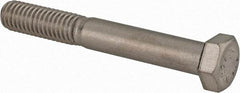 Value Collection - 3/8-16 UNC, 2-3/4" Length Under Head Hex Head Cap Screw - Partially Threaded, Grade 316 Stainless Steel, Uncoated, 9/16" Hex - Makers Industrial Supply