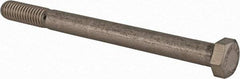 Value Collection - 3/8-16 UNC, 4-1/2" Length Under Head Hex Head Cap Screw - Partially Threaded, Grade 316 Stainless Steel, Uncoated, 9/16" Hex - Makers Industrial Supply