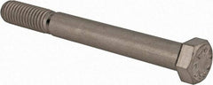 Value Collection - 7/16-14 UNC, 4" Length Under Head Hex Head Cap Screw - Partially Threaded, Grade 316 Stainless Steel, Uncoated, 5/8" Hex - Makers Industrial Supply