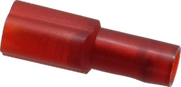 3M - 22 to 18 AWG, Nylon, Fully Insulated, Male Wire Disconnect - 3/16 Inch Wide Tab, Red, RoHS 2011/65/EU Compliant - Makers Industrial Supply