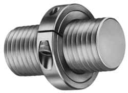 Climax Metal Products - 1-1/4-7 Thread, Stainless Steel, One Piece Threaded Shaft Collar - 2-1/16" Outside Diam, 1/2" Wide - Makers Industrial Supply