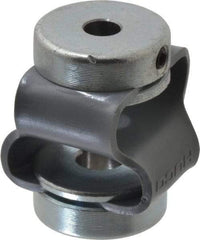 Huco - 1/4" Max Bore Diam, Flexible Flex P Double Loop Coupling - 27mm OD, Polyurethane - Makers Industrial Supply