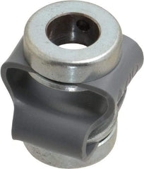 Huco - 3/8" Max Bore Diam, Flexible Flex P Double Loop Coupling - 27mm OD, Polyurethane - Makers Industrial Supply