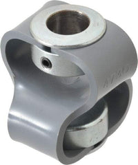 Huco - 5/8" Max Bore Diam, Flexible Flex P Double Loop Coupling - 54mm OD, Polyurethane - Makers Industrial Supply