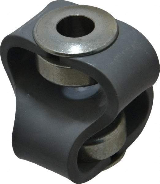 Huco - 1/2" Max Bore Diam, Flexible Flex P Double Loop Coupling - 56mm OD, Polyurethane - Makers Industrial Supply