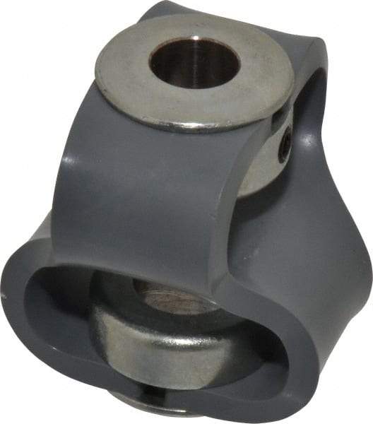 Huco - 5/8" Max Bore Diam, Flexible Flex P Double Loop Coupling - 56mm OD, Polyurethane - Makers Industrial Supply