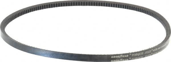 Continental ContiTech - Section AX, 40" Outside Length, V-Belt - Fiber Reinforced Vytracord, Torque-Flex, No. AX38 - Makers Industrial Supply