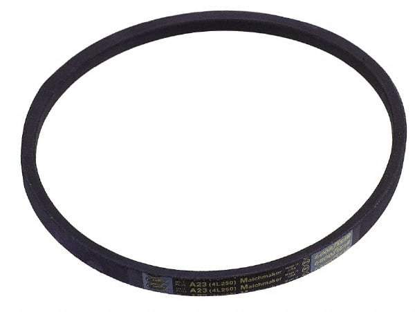 Continental ContiTech - Section A, 47" Outside Length, V-Belt - Wingprene Rubber-Impregnated Fabric, HY-T Matchmaker, No. A45 - Makers Industrial Supply