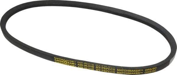 Continental ContiTech - Section A, 31" Outside Length, V-Belt - Wingprene Rubber-Impregnated Fabric, HY-T Matchmaker, No. A29 - Makers Industrial Supply