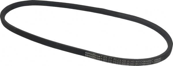 Continental ContiTech - Section A, 34" Outside Length, V-Belt - Wingprene Rubber-Impregnated Fabric, HY-T Matchmaker, No. A32 - Makers Industrial Supply