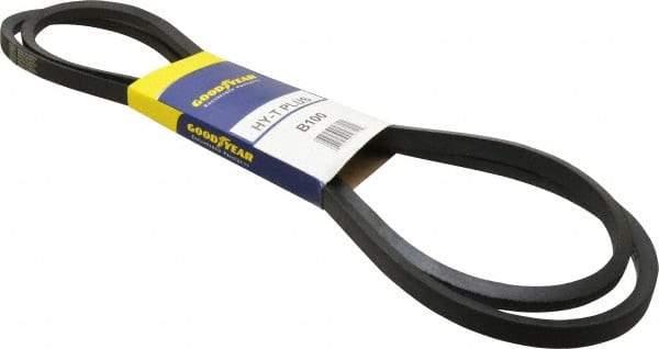 Continental ContiTech - Section B, 103" Outside Length, V-Belt - Wingprene Rubber-Impregnated Fabric, HY-T Matchmaker, No. B100 - Makers Industrial Supply