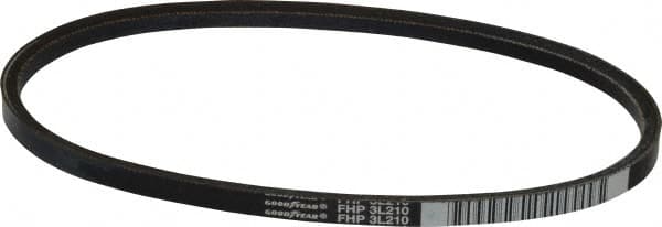 Continental ContiTech - Section 3L, 21" Outside Length, V-Belt - High Traction Rubber, Fractional HP, No. 3L210 - Makers Industrial Supply