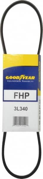 Continental ContiTech - Section 3L, 34" Outside Length, V-Belt - High Traction Rubber, Fractional HP, No. 3L340 - Makers Industrial Supply