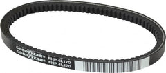 Continental ContiTech - Section 4L, 17" Outside Length, V-Belt - High Traction Rubber, Fractional HP, No. 4L170 - Makers Industrial Supply