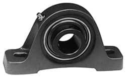 Value Collection - 8" OALBall Bearing Pillow Block - Cast Iron - Makers Industrial Supply