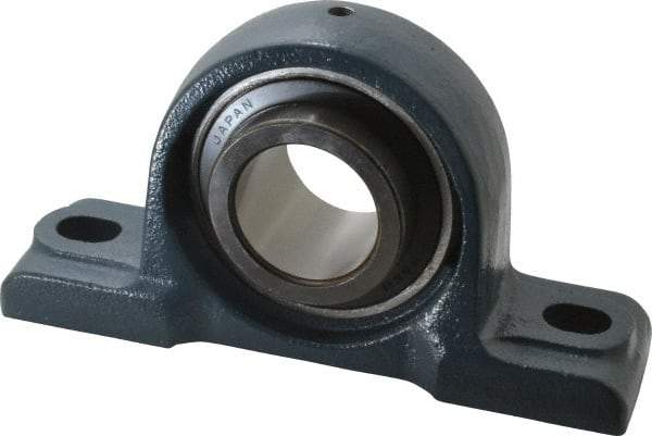 Value Collection - 8-13/16" OALBall Bearing Pillow Block - Cast Iron - Makers Industrial Supply