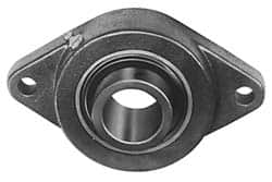 Value Collection - 5-9/16" OALBall Bearing Pillow Block - Cast Iron - Makers Industrial Supply