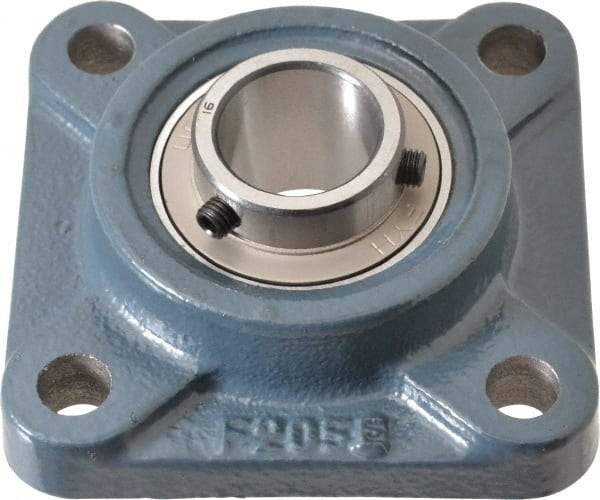 Value Collection - 3-3/4" OALBall Bearing Pillow Block - Cast Iron - Makers Industrial Supply