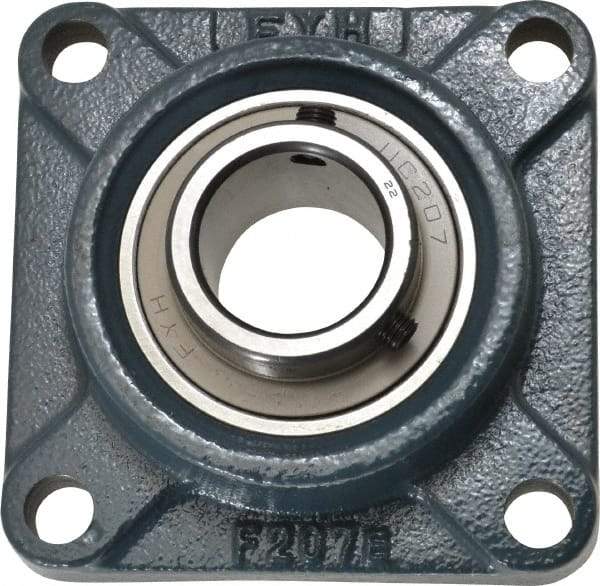 Value Collection - 4-5/8" OALBall Bearing Pillow Block - Cast Iron - Makers Industrial Supply