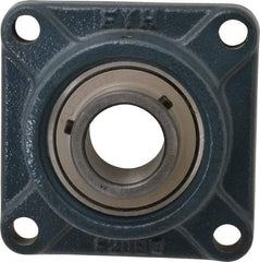 Value Collection - 5-1/8" OALBall Bearing Pillow Block - Cast Iron - Makers Industrial Supply