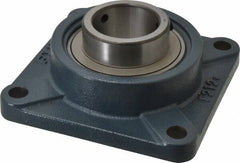 Value Collection - 6-7/8" OALBall Bearing Pillow Block - Cast Iron - Makers Industrial Supply