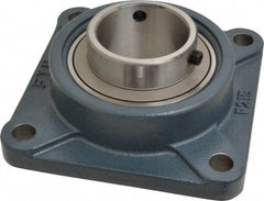 Value Collection - 7-3/4" OALBall Bearing Pillow Block - Cast Iron - Makers Industrial Supply