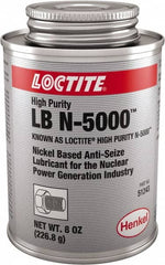 Loctite - 8 oz Brush Top High Purity Anti-Seize Lubricant - Nickel, 2,400°F - Makers Industrial Supply