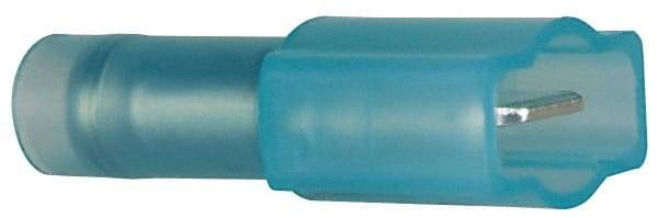 3M - 16 to 14 AWG, Nylon, Fully Insulated, Male Wire Disconnect - 1/4 Inch Wide Tab, Blue, RoHS 2011/65/EU Compliant - Makers Industrial Supply