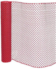 PRO-SAFE - 50' Long x 4' High, Orange Reusable Safety Fence - 1-15/32" x 1-15/32" Mesh - Makers Industrial Supply