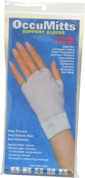 OccuNomix - Size M, Nylon and Spandex Hand Support - Knuckle Size 4 Inch, Left or Right, Beige - Makers Industrial Supply