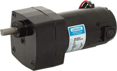 Leeson - 12 Volt, 30 RPM, 60:1 Gear Ratio, Parallel Gearmotor - 30 Frame, 100 Torque, 1/17 hp, TENV Enclosure - Makers Industrial Supply