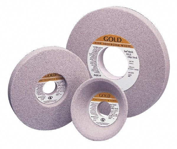 Grier Abrasives - 8" Diam x 1-1/4" Hole x 1" Thick, J Hardness, 46 Grit Surface Grinding Wheel - Makers Industrial Supply