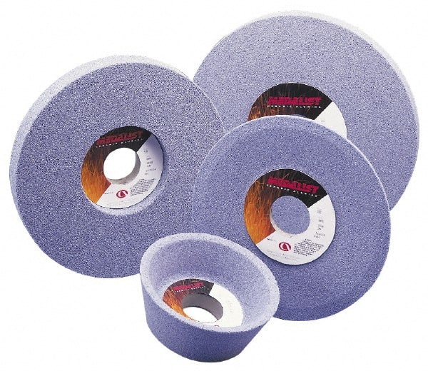 Grier Abrasives - 4 Inch Diameter x 1-1/4 Inch Hole x 1-1/2 Inch Thick, 60 Grit Tool and Cutter Grinding Wheel - Makers Industrial Supply