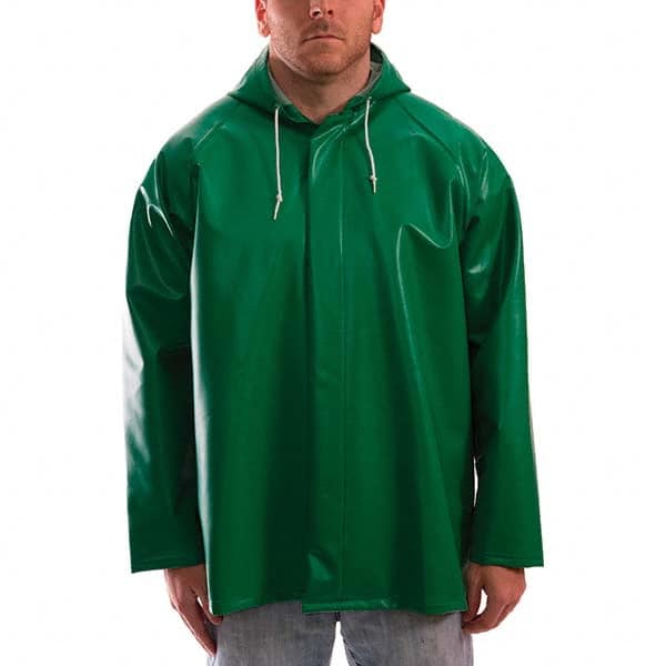 Tingley - Size 3XL Green Chemical, Waterproof & Flame Resistant/Retardant Jacket - Makers Industrial Supply