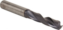 Kennametal - 11.00074mm 140° Spiral Flute Solid Carbide Screw Machine Drill Bit - Makers Industrial Supply