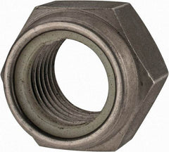 Value Collection - M27x3.00 Metric Coarse 18-8 & Austenitic Grade A2 Hex Lock Nut with Nylon Insert - 27mm High, Uncoated - Makers Industrial Supply