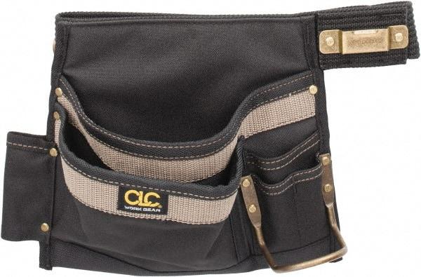 CLC - 46" Max Waste Tool Belt - 6 Pocket, 2" Wide, Tan/Black, Polyester - Makers Industrial Supply