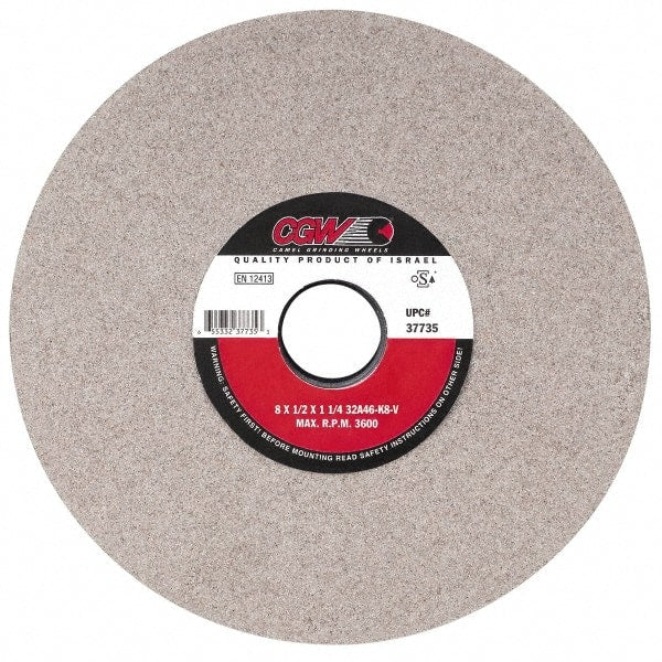 Camel Grinding Wheels - 14" Diam x 5" Hole x 2" Thick, K Hardness, 60 Grit Surface Grinding Wheel - Makers Industrial Supply