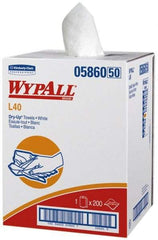 WypAll - Dry General Purpose Wipes - Small Roll, 42" x 19-1/2" Sheet Size, White - Makers Industrial Supply