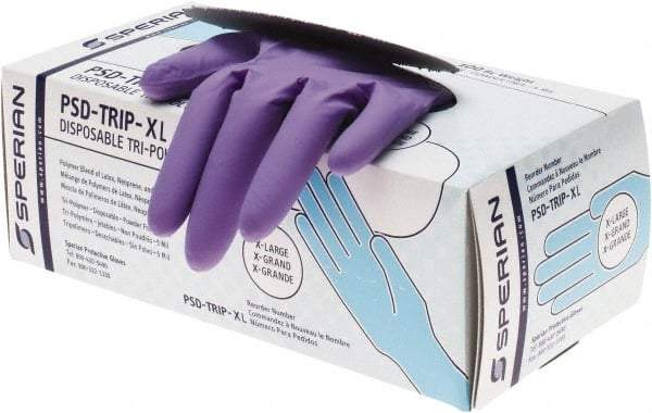 Honeywell - 8 mil Thick, Nitrile Chemical Resistant Gloves - Makers Industrial Supply